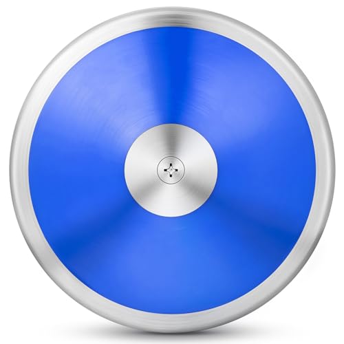 Wettarn 1.6 kg Sports Training Discus Man Women Discus Track and Field Discuses Track and Field Equipment(Blue)