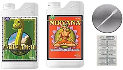 Advanced Nutrients Ancient Earth & Nirvana Bundle Pack with Conversion Chart and 3ml Pipette-1 Liter