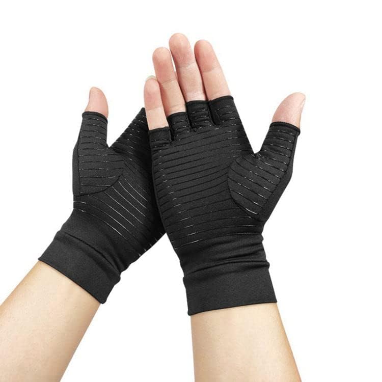 Jesata Copper Compression Arthritis Gloves, Black - Image 2