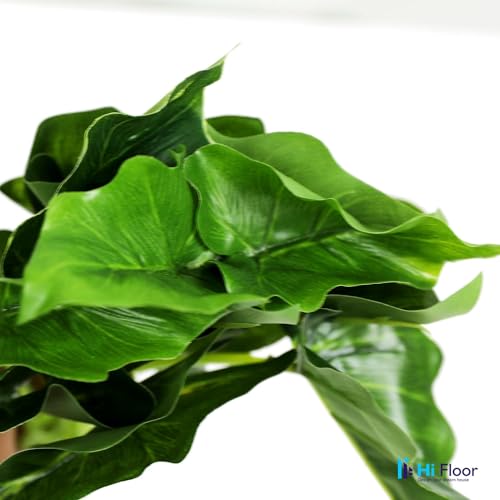 Image of Enhance Your Space with Artificial Green Leaf Plant Decor Foliage for Stunning Interiors Decorative Items for Home;Office; Room; Living Room; Table; (Without Vase)