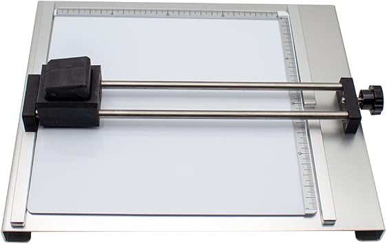 Thin Layer Chromatography Plate Cutter 3-5mm Lab Cutter | For Glass-Backed Silica Gel Tlc Plates. Cuts 3mm-5mm Thickness. Precision Cutting. Built-In Scale For Direct Reading.