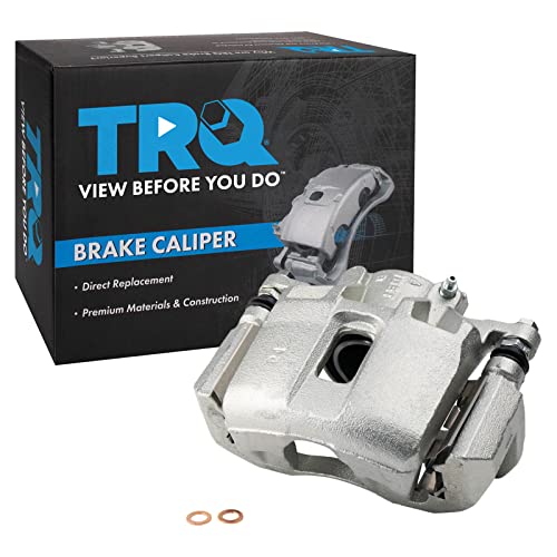 Image of TRQ Front Right Brake Caliper w /Bracket Passenger Side | For 2001-2003 Acura CL 1999-2004 RL 1999-2008 TL 2004-2014 TSX 2003-2012 Honda Accord