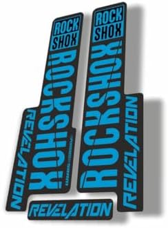 Fork Replacement Decal Sticker Compatibale for Rock Shox Revelation 2018 Series Blue (Matte) image 2