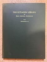 The Octagon Library of Early American Architecture. Vol. 1. Charleston, S.C. B000J40B9W Book Cover