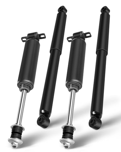 Front & Rear Shock Absorbers, SCITOO Shocks Assemblies Kit fit for Auto Shocks 96-02 For Chevrolet Express/GMC Savana 1500,95-00 For Chevrolet Tahoe/GMC Yukon,344273 34762