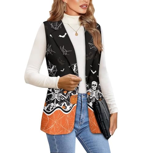 Vest for Women Business Casual Sleeveless Open Front 1 Button Blazer Suits Vest Top Size S-5XL2