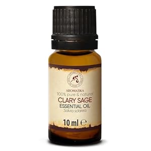 Clary Sage Essential Oils 10ml – Salvia Sclarea para Aromaterapia de Belleza – Difusor de Aroma – Perfume de Habitación