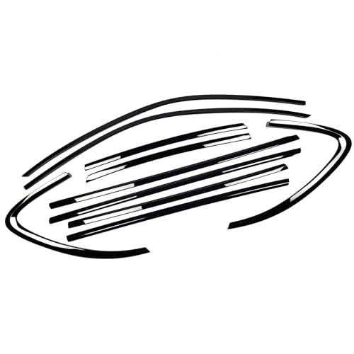 Stainless Steel Window Trim Chrome Delete for Porsche Cayenne SUV 2011-2018 Black Window Trim Blackout Kit by CRMDF - Image 4