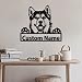 Imagen de zouwii Personalizado Nombre Personalizado Perro Husky Siberiano Letrero de Metal Arte