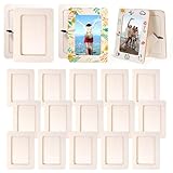 Yuanan 20 PCS Wooden Frames for Crafts, Wooden Picture Frames Unfinished for 4 X 6 Photos DIY Pictures Frame Wood Frame Bulk for Halloween, Christmas and Thanksgiving, New Year Crafts and Decorations