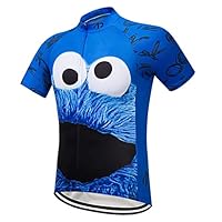 Moxilyn fietsshirt met korte mouwen set voor heren, fietstricot T-shirt, wielersport fietsshirt set, fietsshirt met korte mouwen fietsbroek met 20D gel, originele gaas fietsjack en fietsbroek