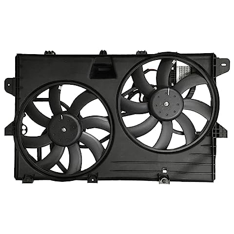 PartsFlow Engine Radiator Cooling Fan Assembly for 2007 2008 2009 2010 2011 2012 2013 2014 2015 Lincoln MKX for 2007-2014 Ford Edge 621-392 Cover