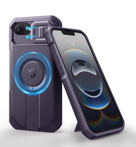 Coque iPhone 16e/17e Magnétique Dexnor Violette avec Support