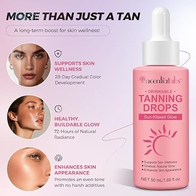Tanning Drops to Drink, Drinkable Tanning Drops to Naturally Enhance Melanin Production and Elevate Your Skin a Healthy, Radiant Glow (1)