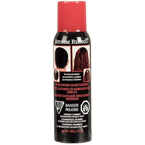 jerome russell Hair Color Thickener for Thinning Hair, Dark Brown, 3.5 Ounce