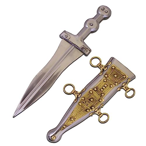 Roman Pugio Dagger 3rd Century Soldiers sidearm Armor as Blunt Swords with Golden Chips Scab -  India