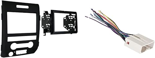 Metra 95-5820B - Kit de instalación doble DIN para Ford F-150 y Metra Electronics 70-5520 2011 para vehículos Ford seleccionados 2003 en adelante