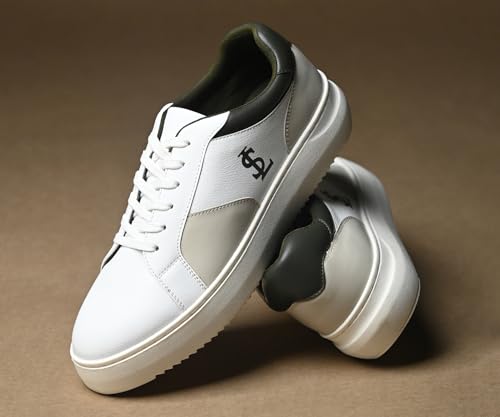 Image of LOUIS STITCH Men's Casual Lightweight Lace-Up Low-Top Sneakers for Men| Cushioned Comfort | Lightweight & Comfortable Casual Lace-Up Shoes | LSP-SNK-AVI-Lace-Ups