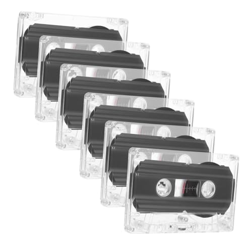 Tofficu 6pezzi Nastri Audio Vergini Da Minuti Nastri Audiocassetta Vergini Registrabili Audio Vuoti Per Registrazione