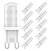 Produktbild RuLEDne G9 LED Lampe 2W Ersatz Für Halogenlampe 28W 25W 20W, G9 LED Leuchtmittel Warmweiß 2700K, AC 220V-240V, CRI 85+, Kein Flackern, 360 Grad Winkel, Nicht Dimmbar, 10er Pack (2700K)