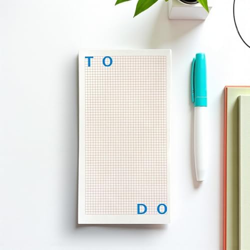 Fark Tanıtım Masaüstü Planlayıcı | Kopar-At Kareli Not Kağıdı Not Defteri | 150 Yaprak, 90 gr Ivory Kağıt | Uzun Form Planlayıcı – 226x118 mm (To Do) - Görsel 6