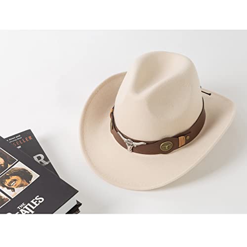 Pack 2 sombreros western estilo vaquero para mujer miniatura 5