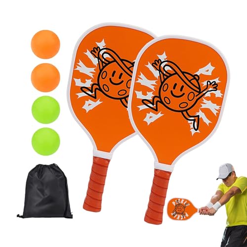 Hole ball paddle set kit débutant avec large raquette pour tournois de sport