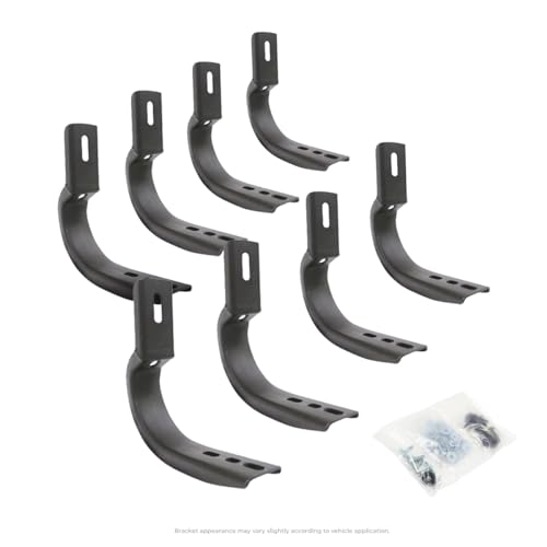 Go Rhino OE Xtreme Brackets | Mild Steel, Textured Black | 6845165 | Fits 2020-2024 Jeep Gladiator JT, 4-Door by Go Rhino! - Used condition - US$113.37