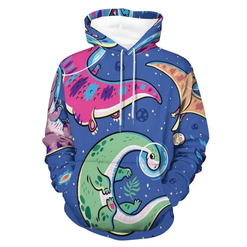 Sweats À Capuche Dinosaure De l'espace : Le Cadeau Original Idéal pour les Passionnés de Science-Fiction