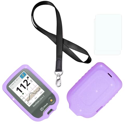 �v���~�A���~�b�N�X�J���[�V���R���P�[�X(�X�g���b�v + TPU�X�N���[���v���e�N�^�[) Freestyle Libre 3 & Freestyle Libre 2(�O���b�^�[/�p�[�v��)�p