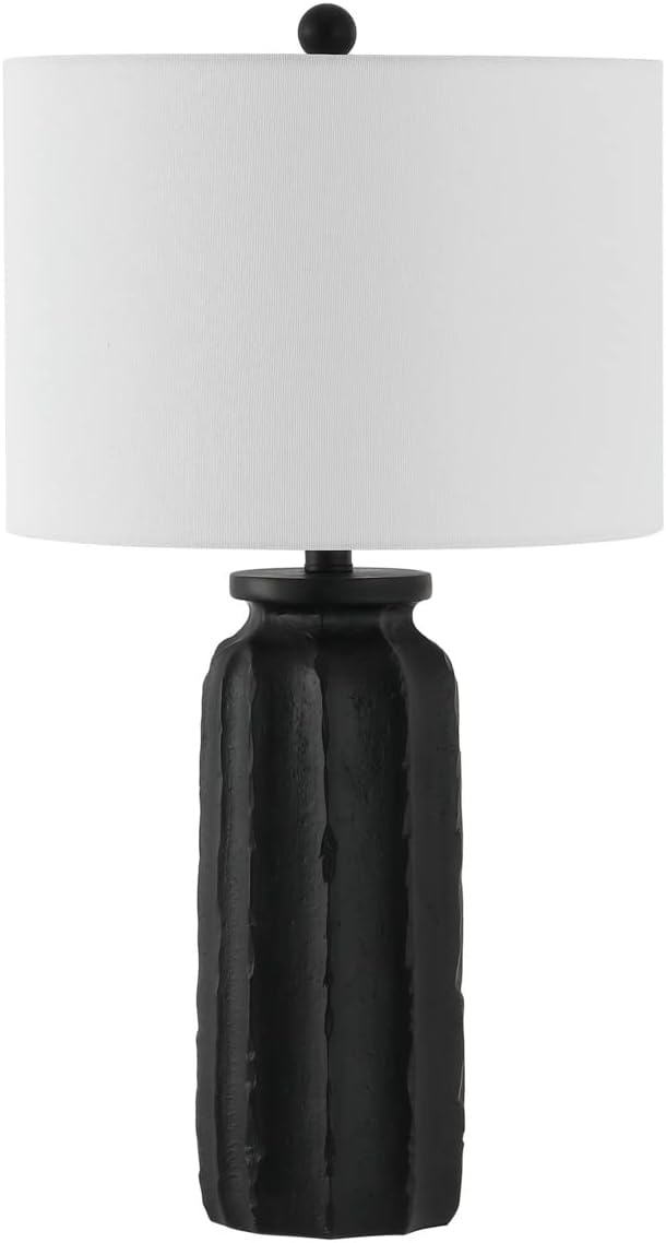 Candri 26" Ancient Inspirations Matte Black Table Lamp