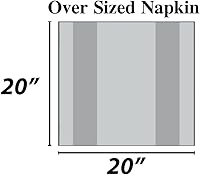 Vista 4 de Urban Villa - Juego de 12 servilletas de tela 50x50 centímetros 100% algodón, servilletas lavables, duraderas, reutilizables, absorbentes