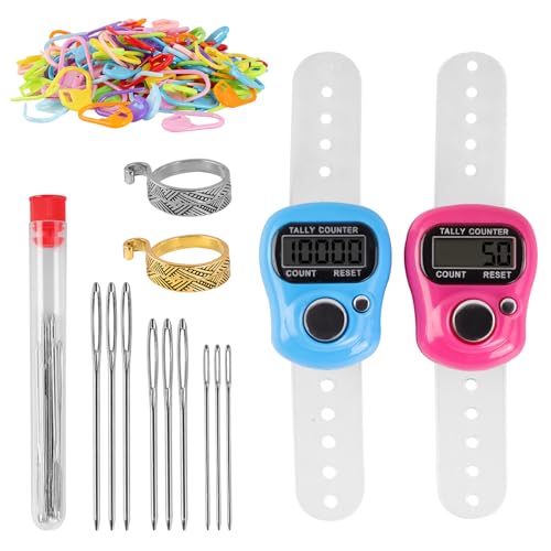 PAYFULLY Elektronische Fingerzähler, 2 Stück Reihenzähler...