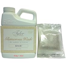 Tyler Candle Company Glamous Laundry Detergent, Diva 16 Fl Oz/w Glamorous Sachet Single Pouch