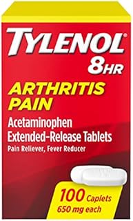 Tylenol 8 Hour Arthritis & Joint Pain Acetaminophen Caplets, 100 Count