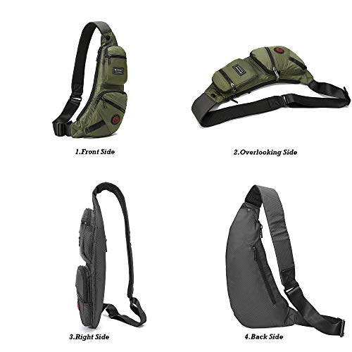 NICGID Sling Bag Chest Shoulder Backpack Crossbody Bags Casual Daypack for Men Women