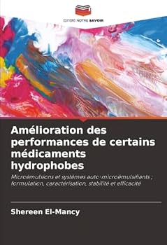 Paperback Amélioration des performances de certains médicaments hydrophobes [French] Book