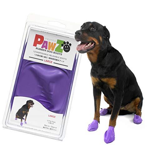 ポウズ (PAWZ) ラバードッグブーツ 日本限定パッケージ パープル L サイズ