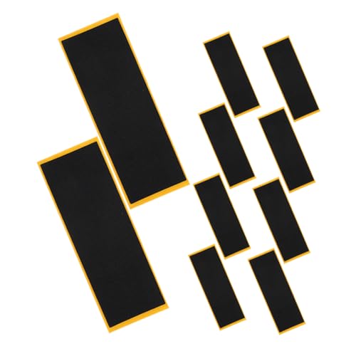 HANABASS 10Pcs Skid Grip Tape Foam Non Slip Stickers for Finger Skateboards Enhanced Control Versatility Easy Application for Tricks Maneuvers