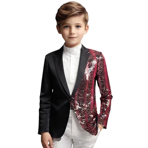 Generisch Moderna fiesta de graduación para niños con adornos de lentejuelas, ajuste estrecho para ocasiones festivas, eventos elegantes en diseño juvenil, rojo, 16 años