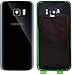 CELL4LESS Compatible Back Glass Cover Back Door w/Installed Camera Lens, Custom Removal Tool & Installed Adhesive Replacement for Samsung Galaxy S7 - All Models G930 - OEM Replacement (Black)