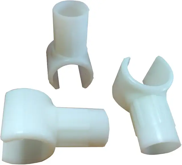 COMANCHE Agarradera T Plástico para Tubos Camping Carro Tienda - 10 Unidades