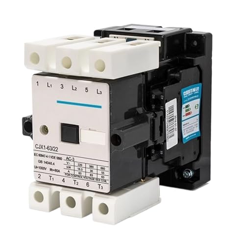 Contacteur inverseur CJX1-32 rail DIN 35mm bobine AC 220V relais 32A
