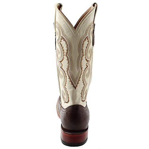 Mens Smooth Ostrich Sq Toe Kango Boots3