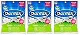 DenTek Triple Clean Floss Picks, No Break Guarantee, 150 Count, 3 Pack
