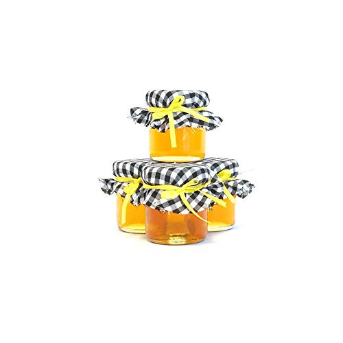 24 Pack of Mini Mason Jars Filled with Pure Natural Honey for Gifting and Culinary Delights - Image 2
