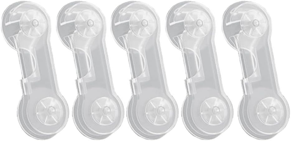 Baby Lock Portable Cupboard Locks Baby Care Transparent Multifunctional Cabinet Door Locks(D)