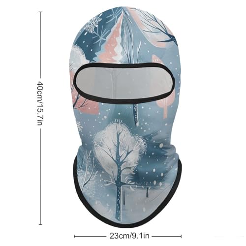 Balaclava para hombre, máscara de esquí para mujer, estilo simple, cubierta facial completa para ciclismo miniatura 2