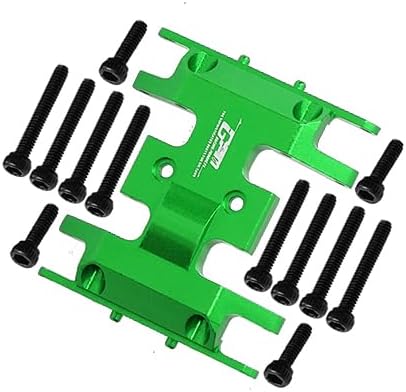 GPM for Axial 1/24 SCX24 Deadbolt AXI90081 / JLU CRC AXI00002 Upgrade Parts Aluminum Lower Gear Cover - 1Pc Set Green