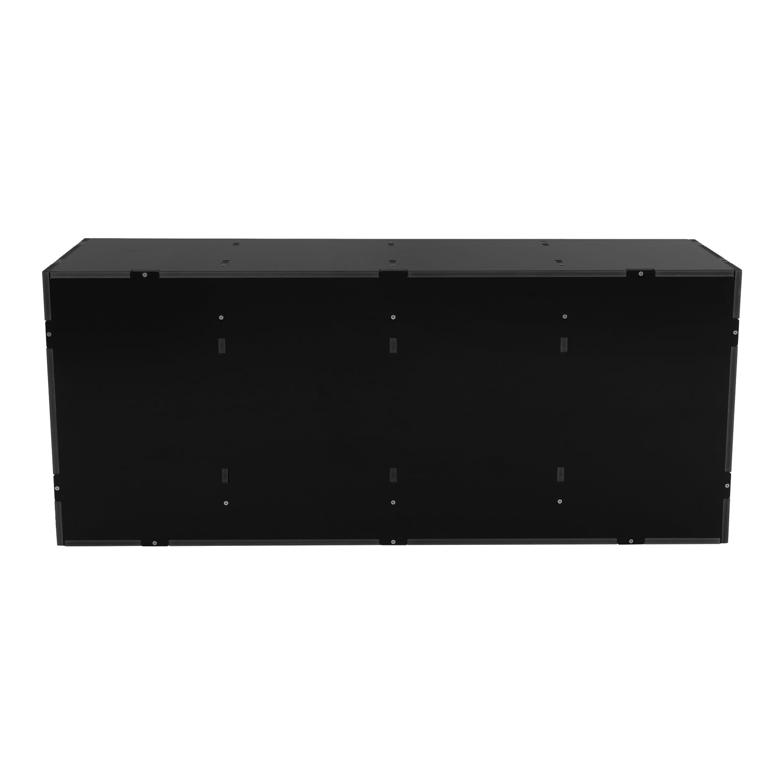 Organizer per letteratura, portadocumenti, 24 scomparti, in legno, formato A4, da scrivania, portadocumenti, capacità di carico 5 kg, nero